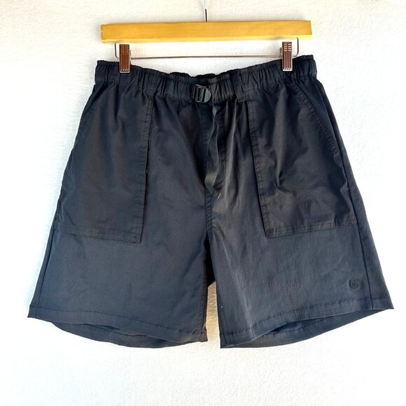 Brixton Shorts Mens Small Black Relaxed Fit Nylon Active Casual Beach Athleisure - Picture 1 of 13